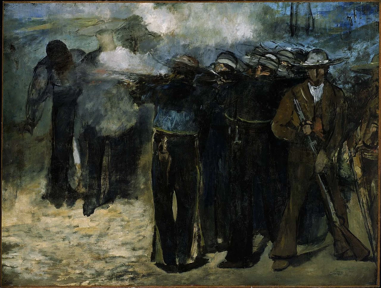 209-Édouard Manet, L'esecuzione dell'imperatore Massimiliano, 1867 -Museum of fine Art, Boston 